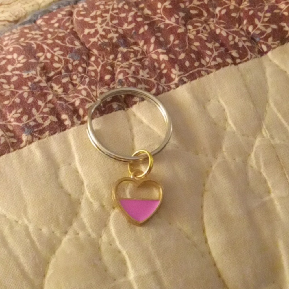 Heart keychain